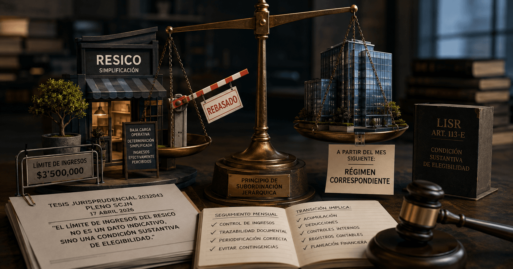 La salida del RESICO por rebase de ingresos