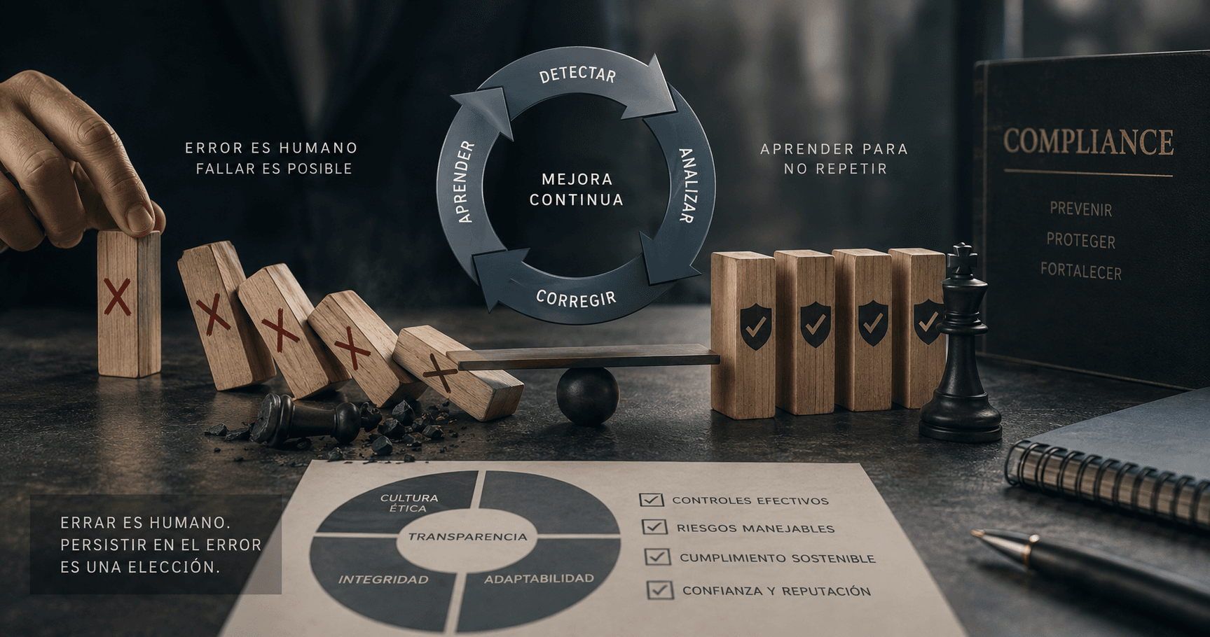 La permanencia del error en un sistema de compliance