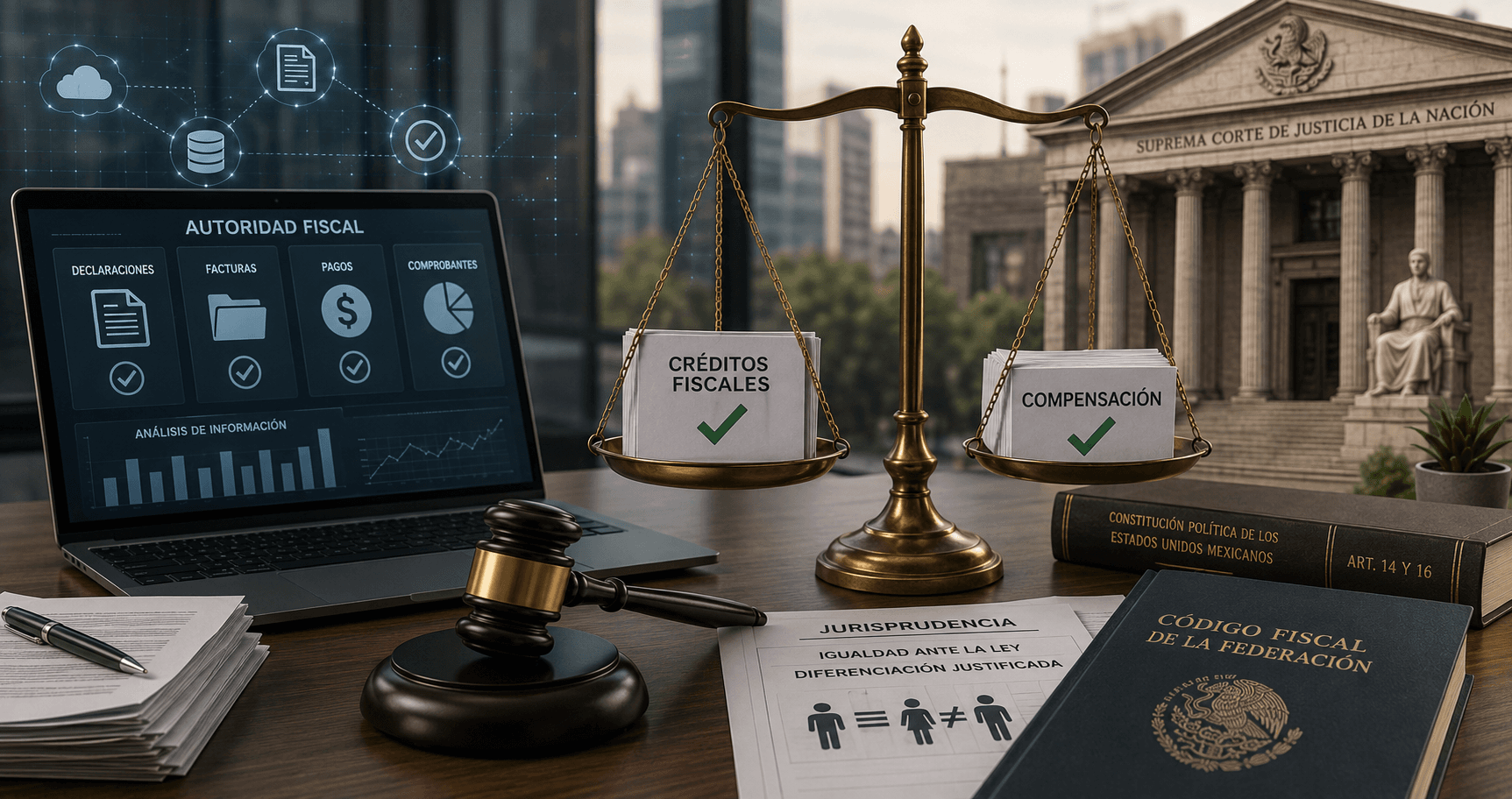 Diferencias en la procedencia de la compensación de contribuciones