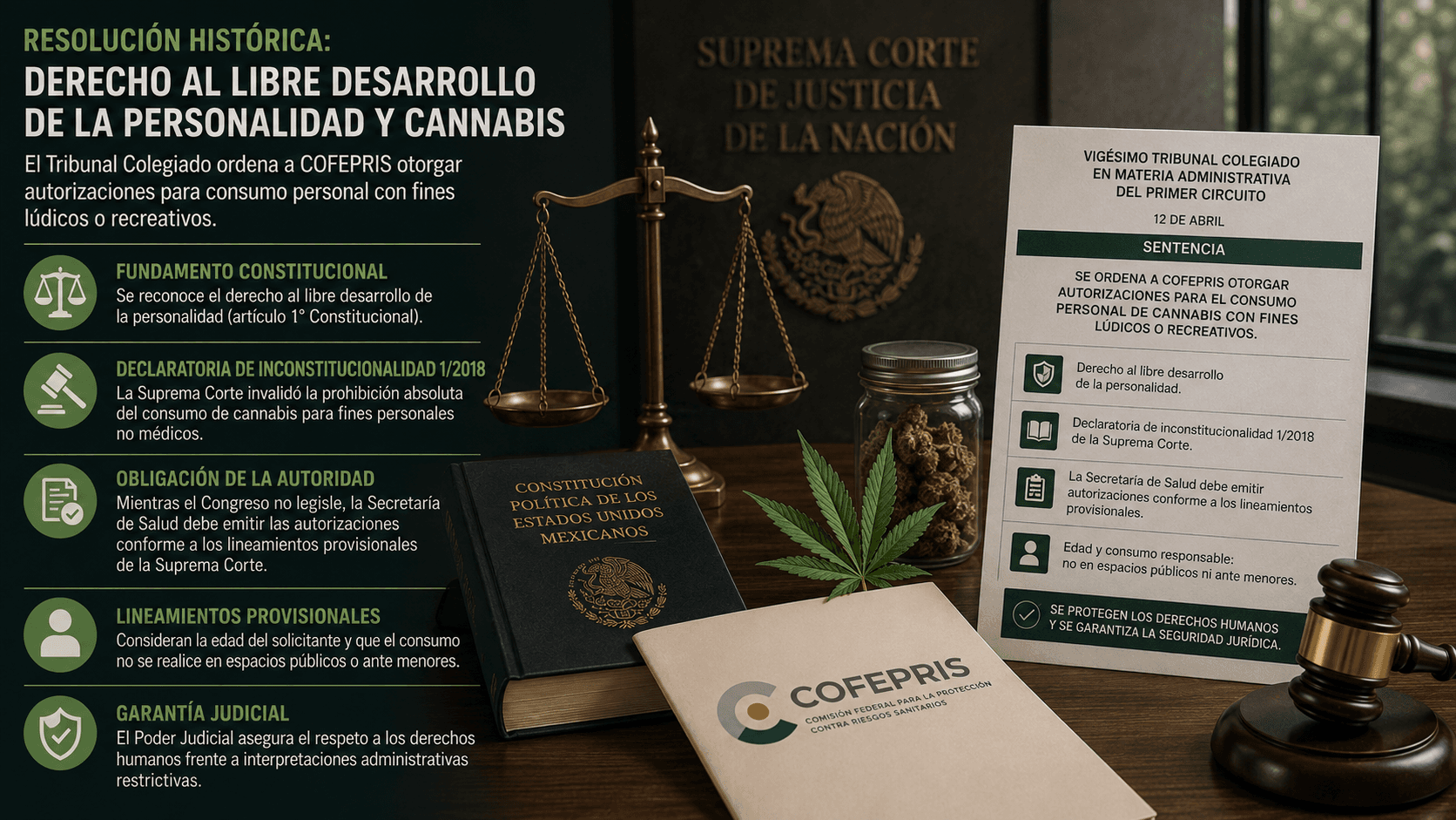 La respuesta a la negativa de autorizar el consumo lúdico de cannabis