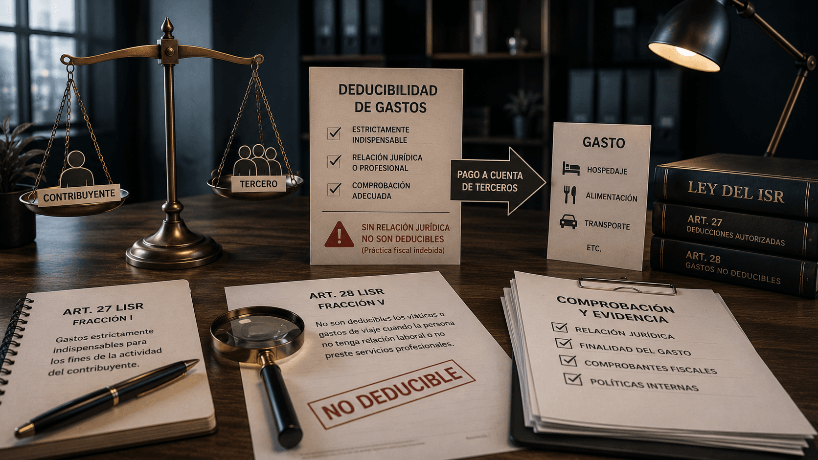 ¿Son deducibles los gastos de viaje pagados por terceros?