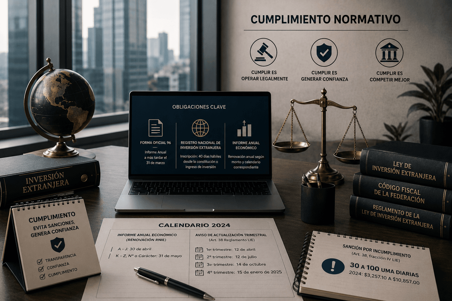 Obligaciones regulatorias en materia de inversión extranjera para 2024