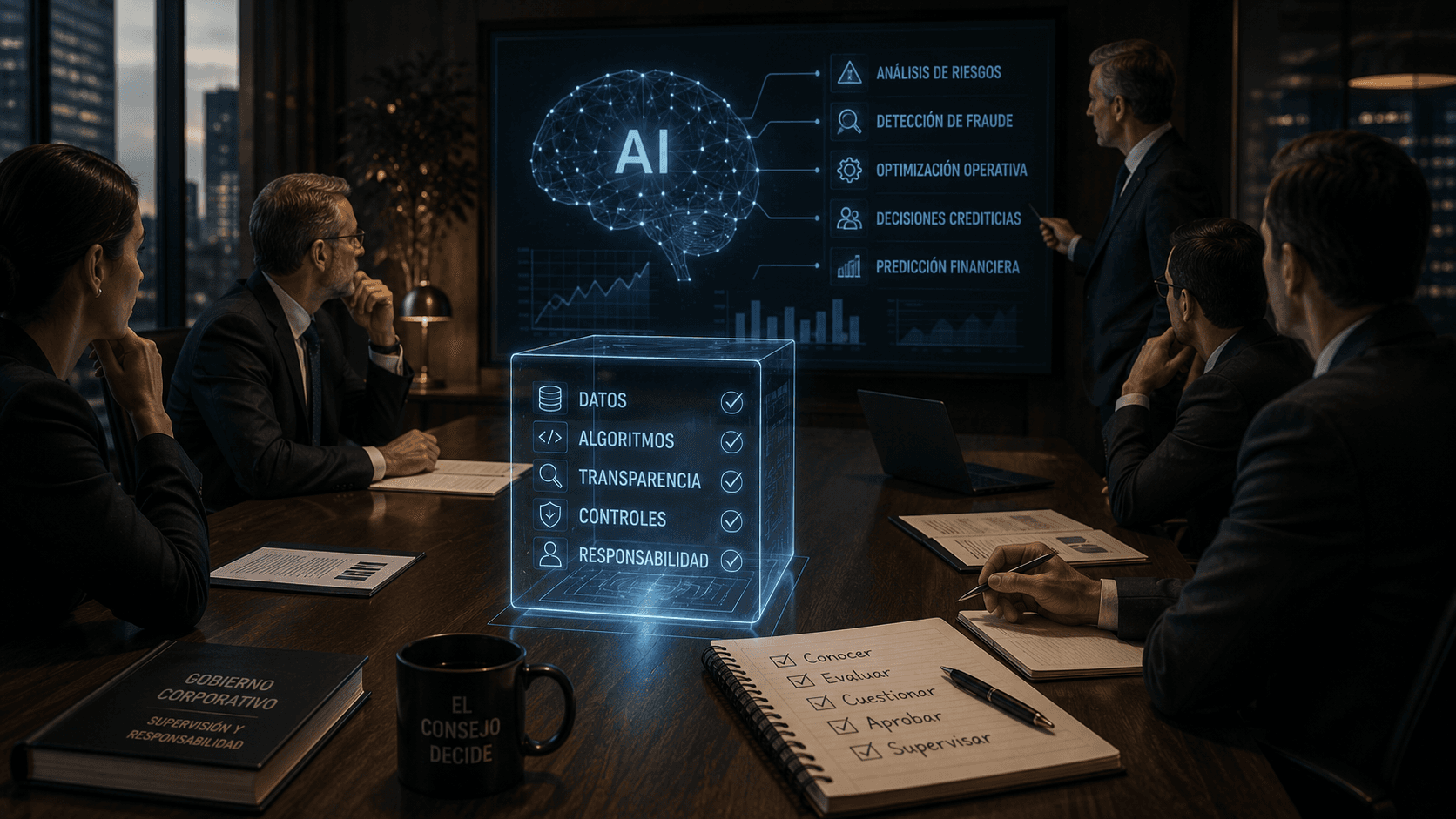 Inteligencia artificial en el consejo