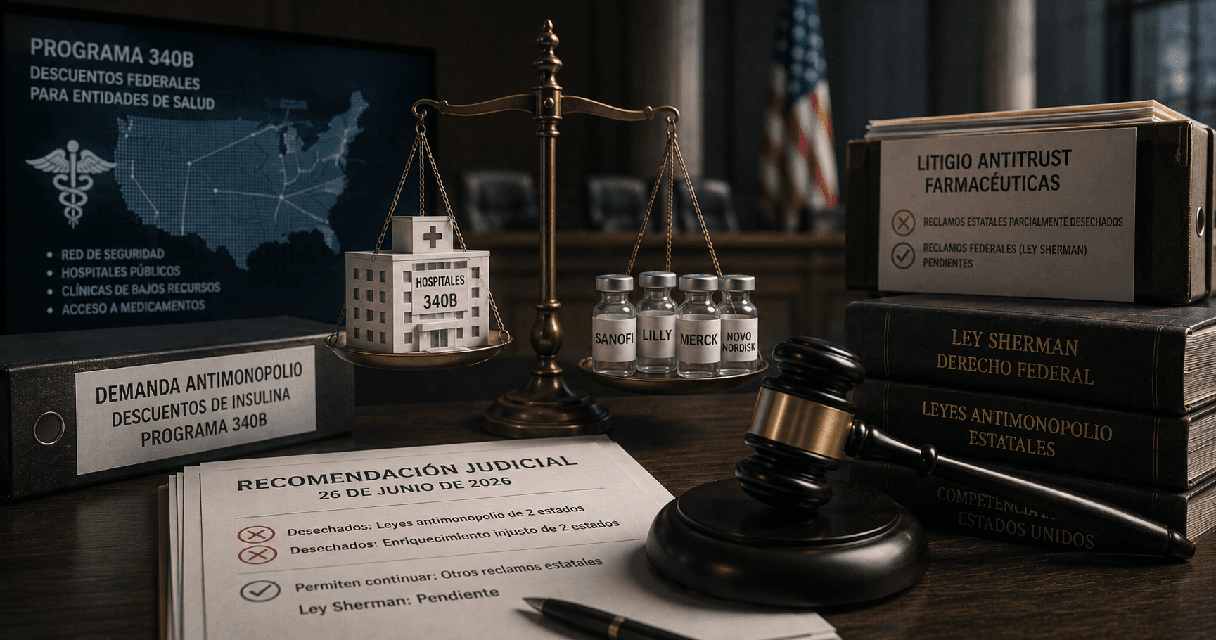 La justicia estadounidense recorta la demanda antimonopolio por descuentos 340B