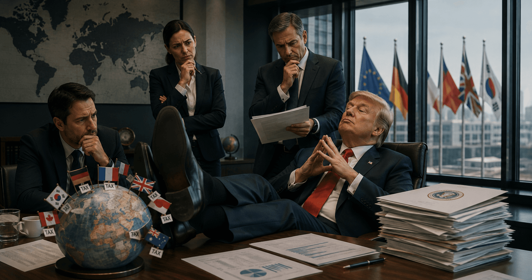 El primer día de Trump reabre el debate sobre el Impuesto Mínimo Global