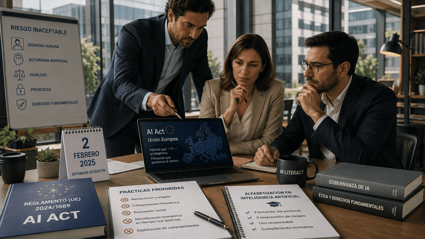 La Unión Europea activa sus primeros vetos y obligaciones del AI Act