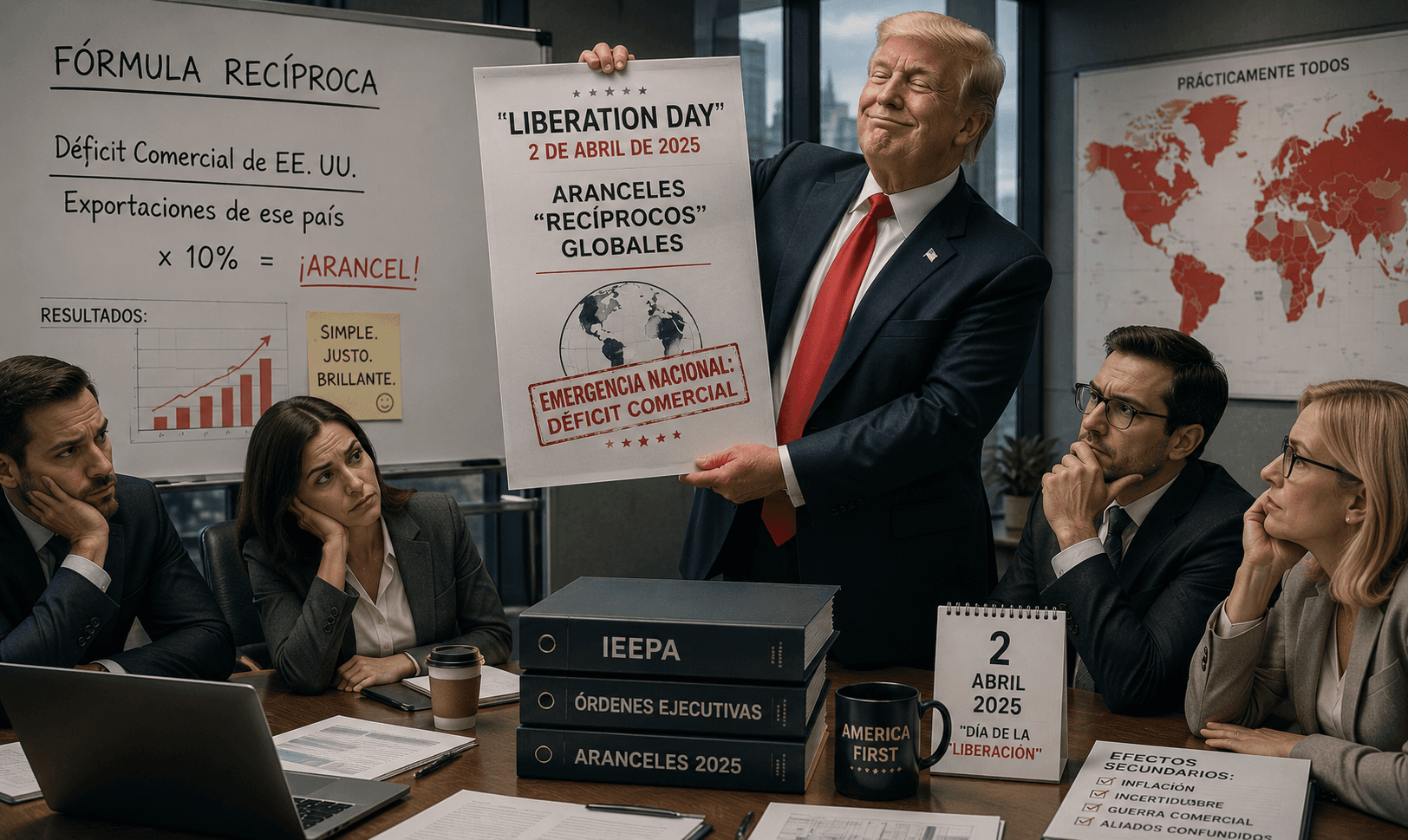 Trump anuncia aranceles “recíprocos” globales fundados en la IEEPA