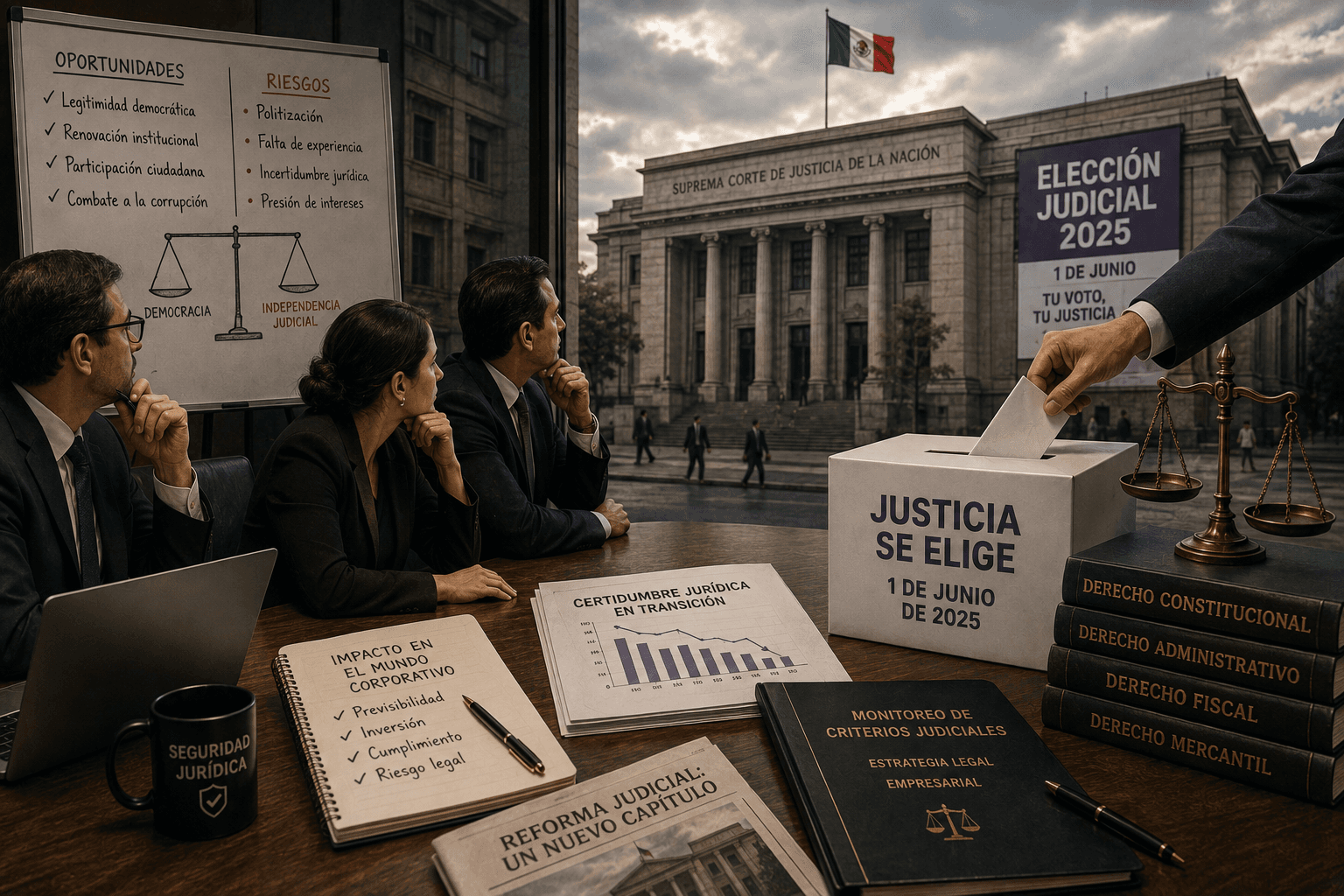 El nuevo mapa de la justicia mexicana y sus efectos en el mundo corporativo