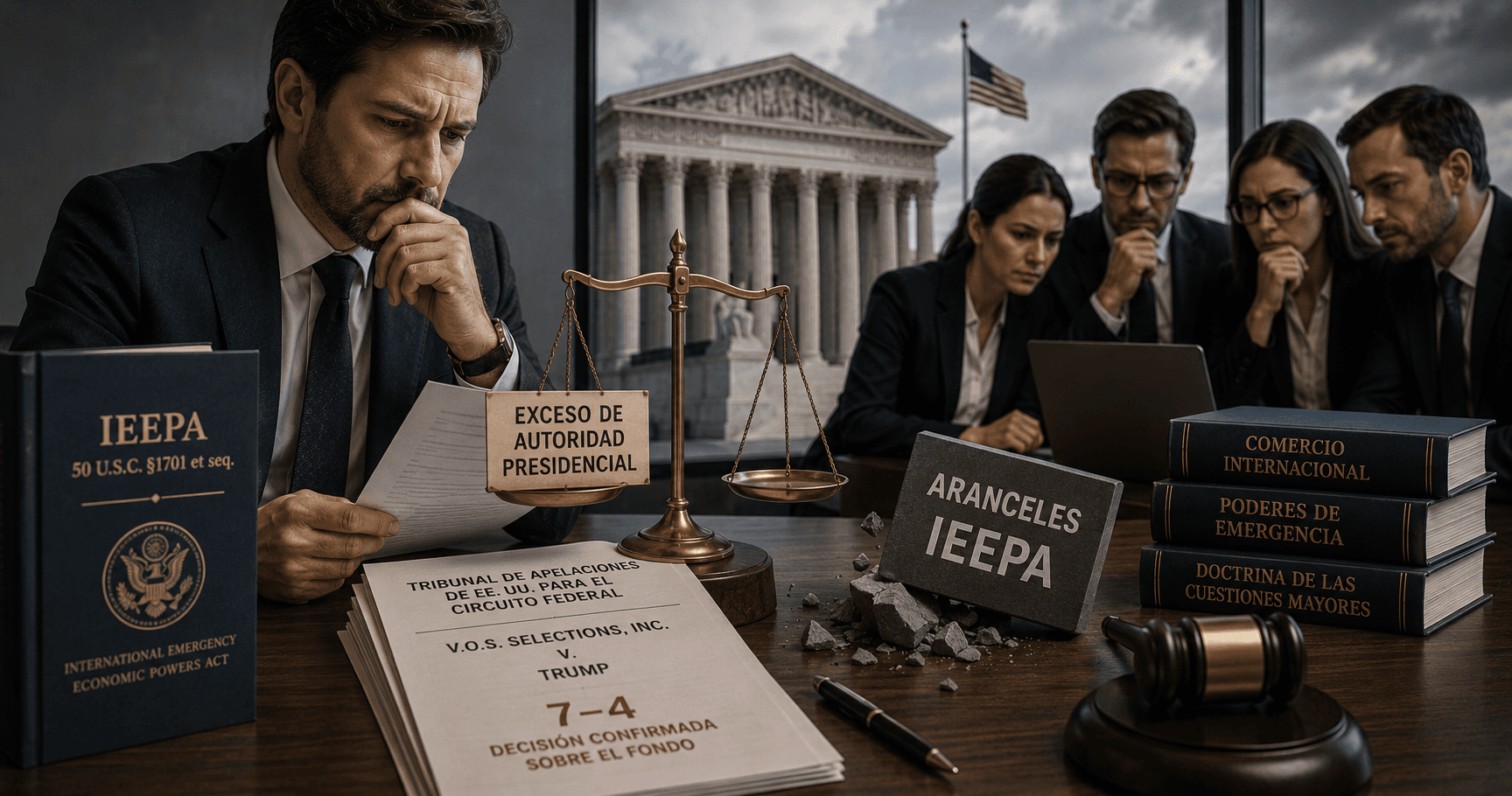 El pleno del Circuito Federal confirma que los aranceles IEEPA exceden la autoridad presidencial