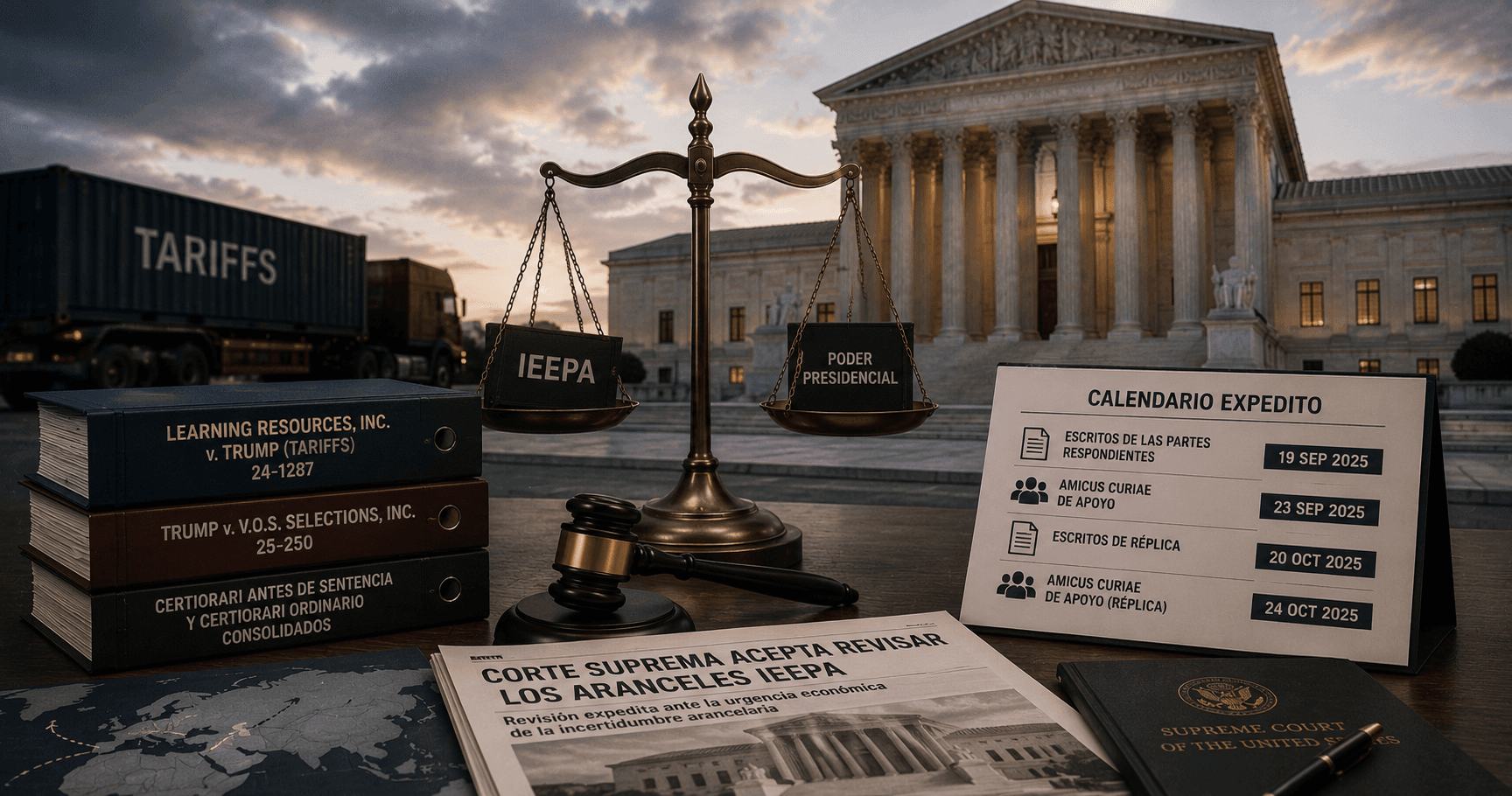 La Corte Suprema de EE.UU. acepta revisar de manera expedita la legalidad de los aranceles IEEPA