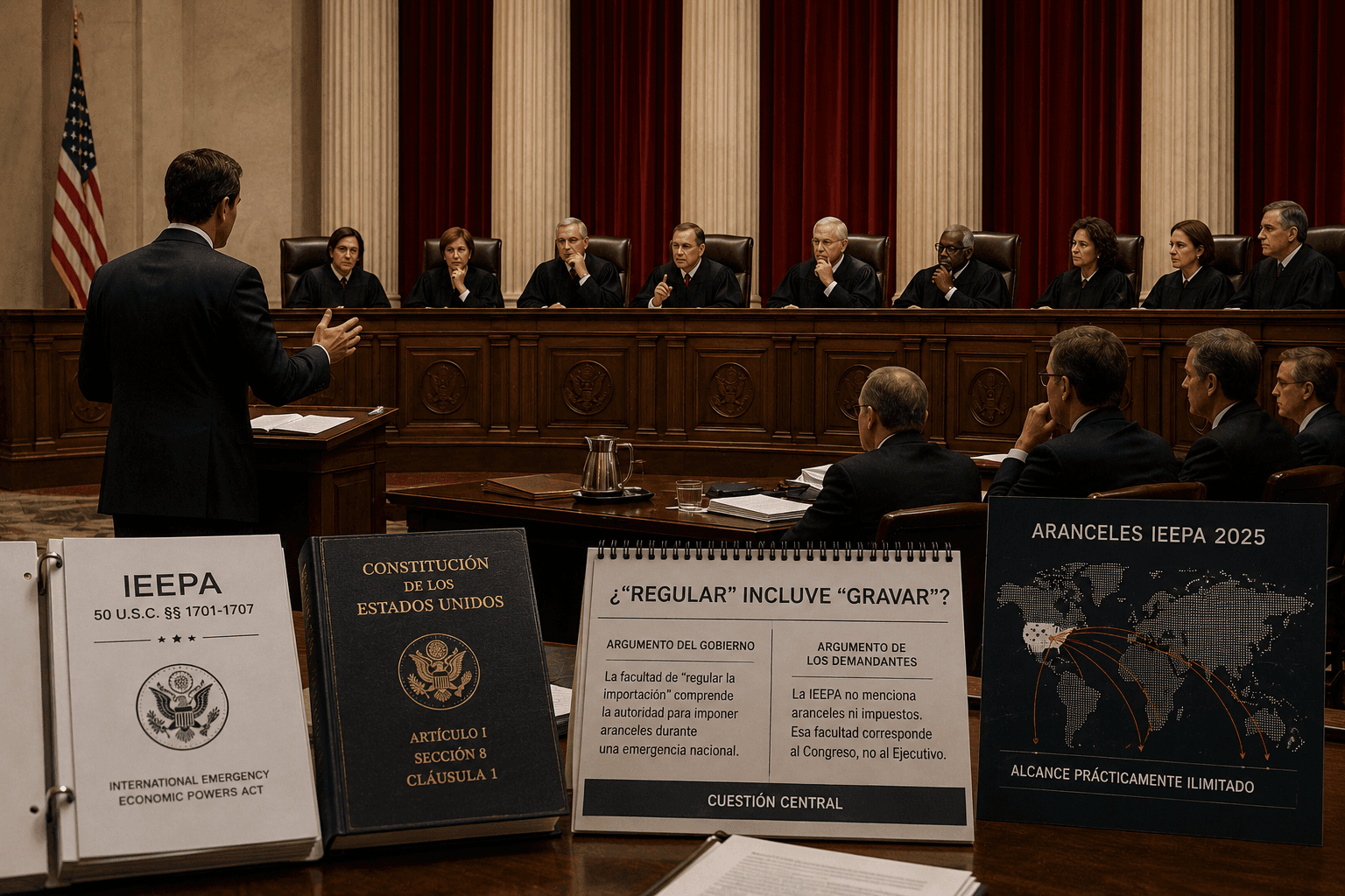 La Corte Suprema de EE.UU. escucha los alegatos sobre el poder arancelario presidencial