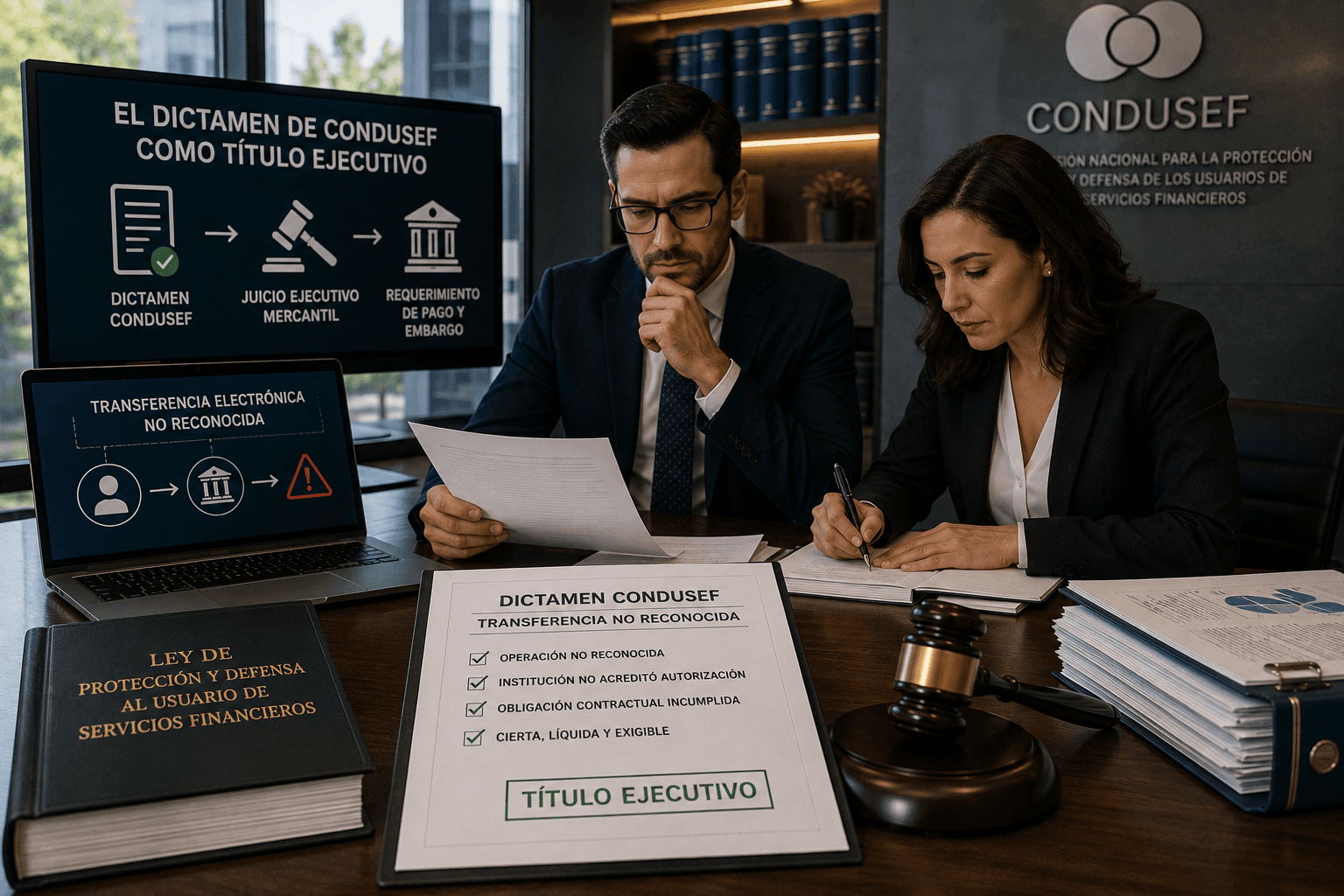 Dictamen de CONDUSEF como título ejecutivo