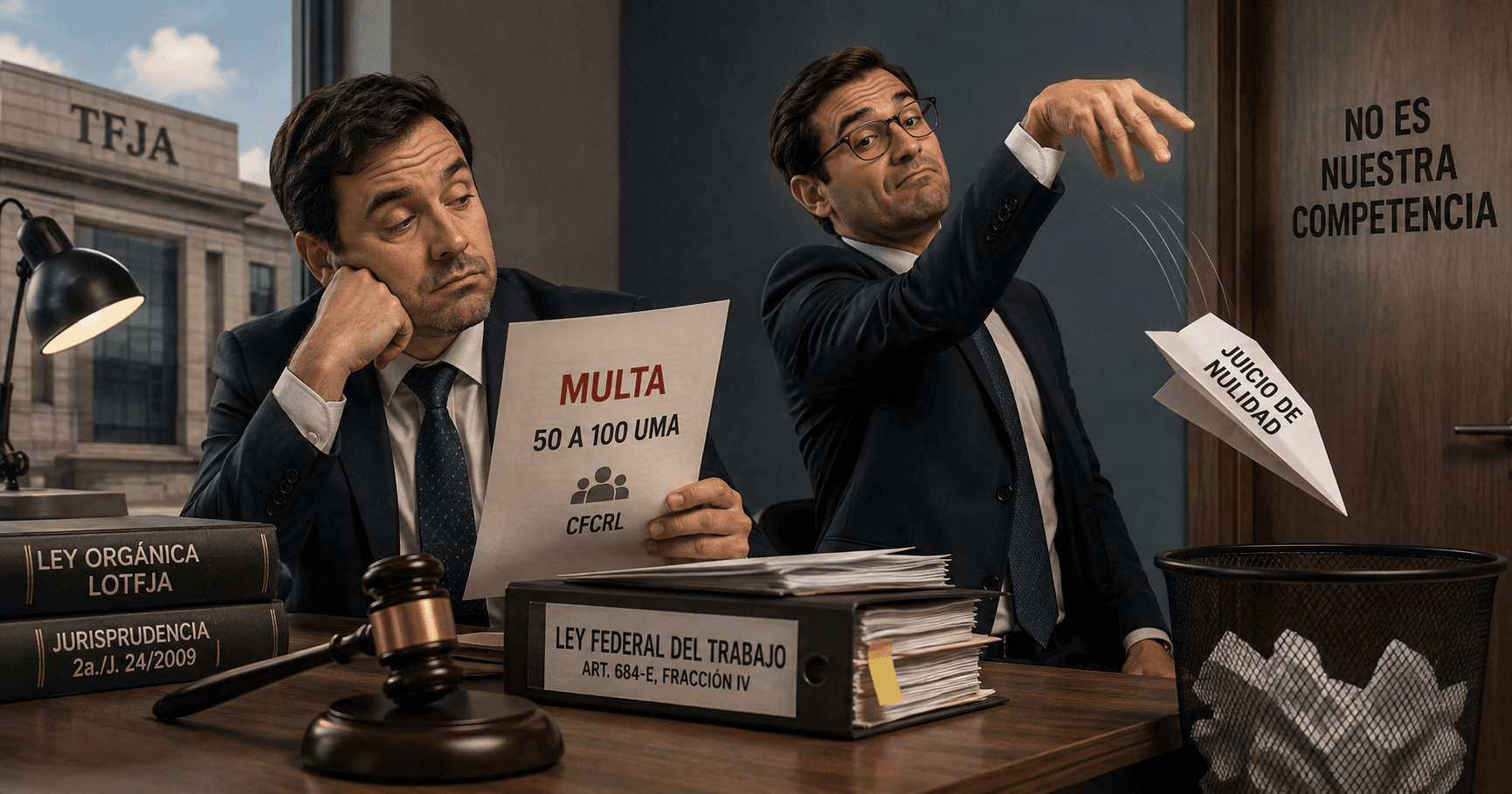 Juicio contencioso contra multas de los centros federales de conciliación