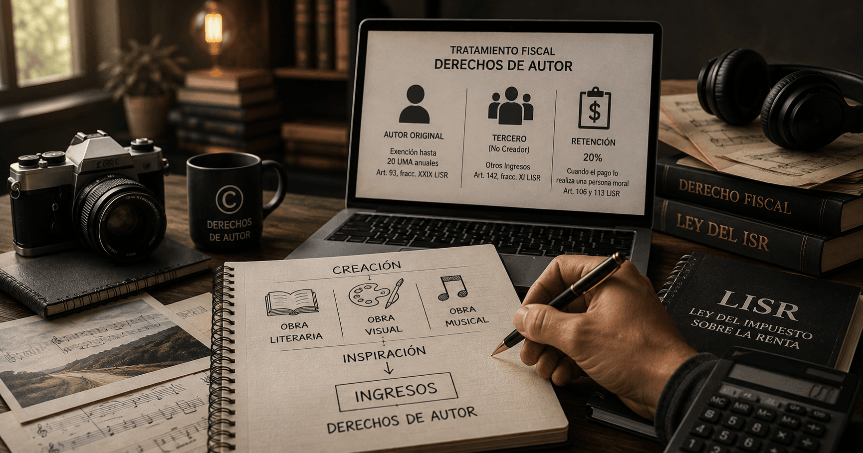 Ingresos por derechos de autor obtenidos por terceros