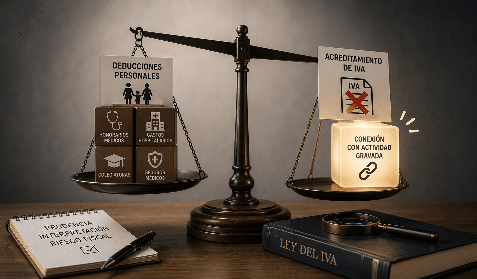 Deducciones personales e IVA acreditable