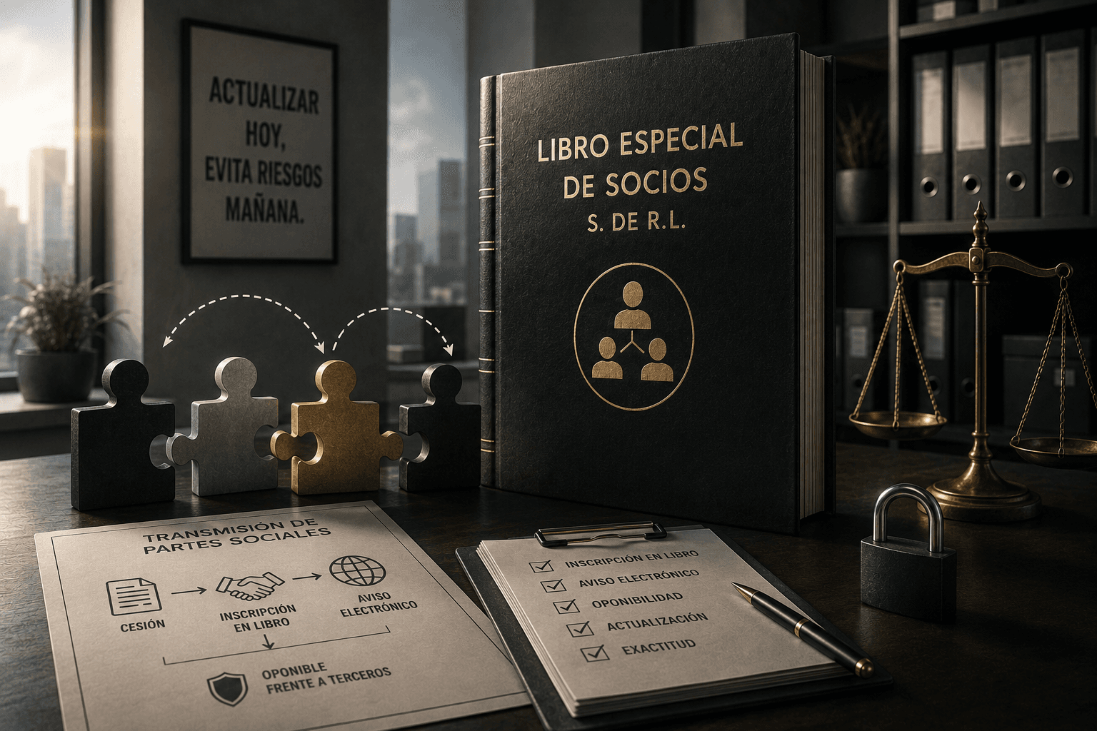 El libro que decide quién es socio en una SRL