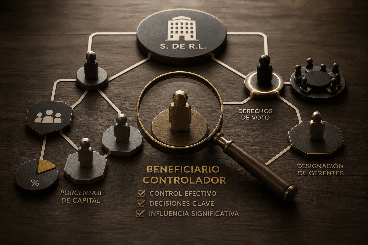 El beneficiario controlador frente a partes sociales desiguales