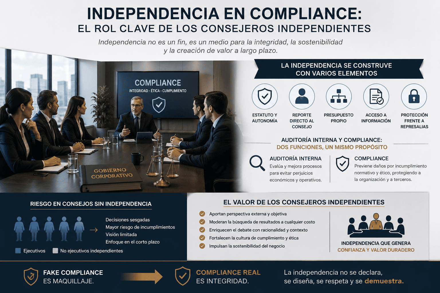 Consejeros Independientes garantes de un Compliance