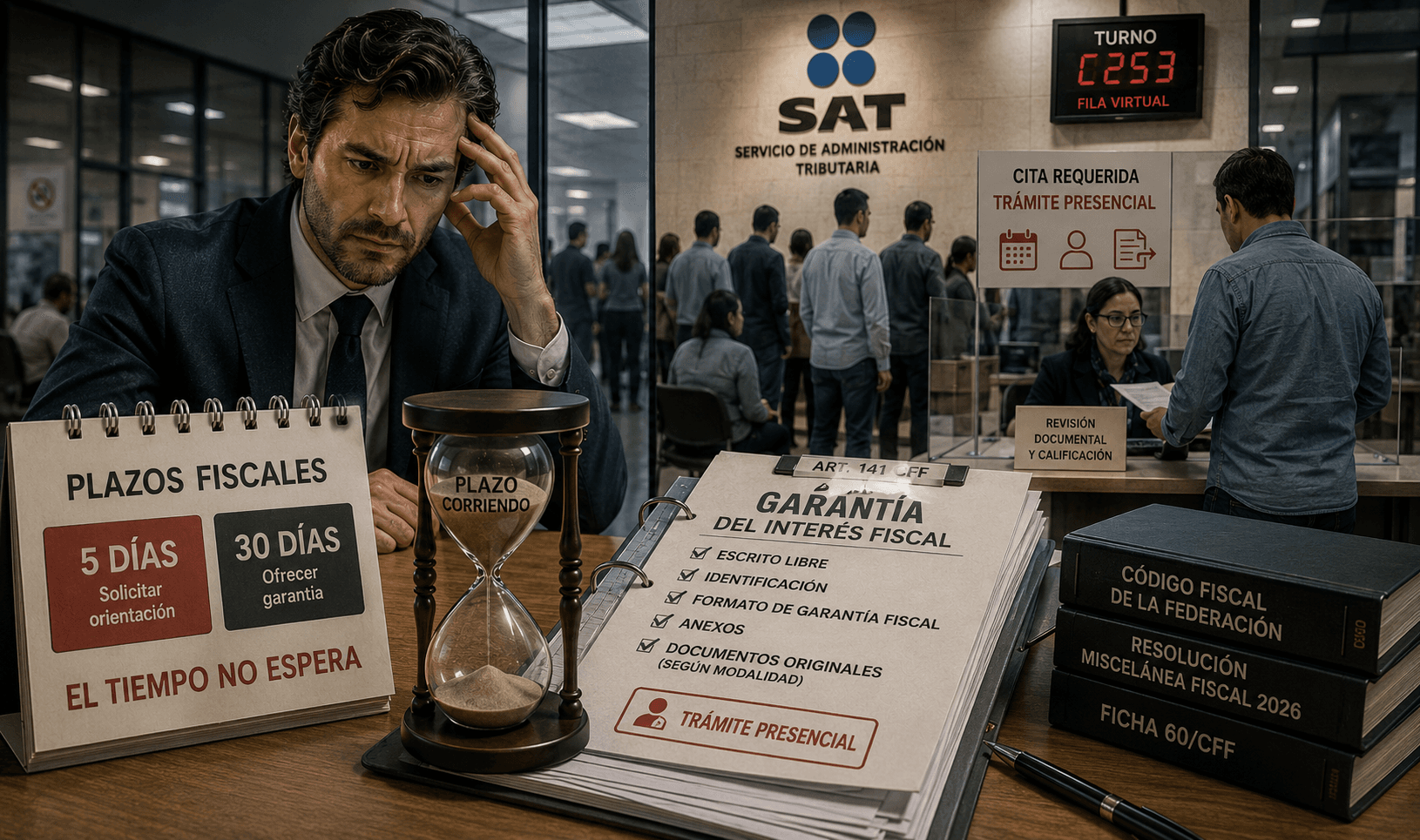 El SAT mantiene presencial el trámite del interés fiscal