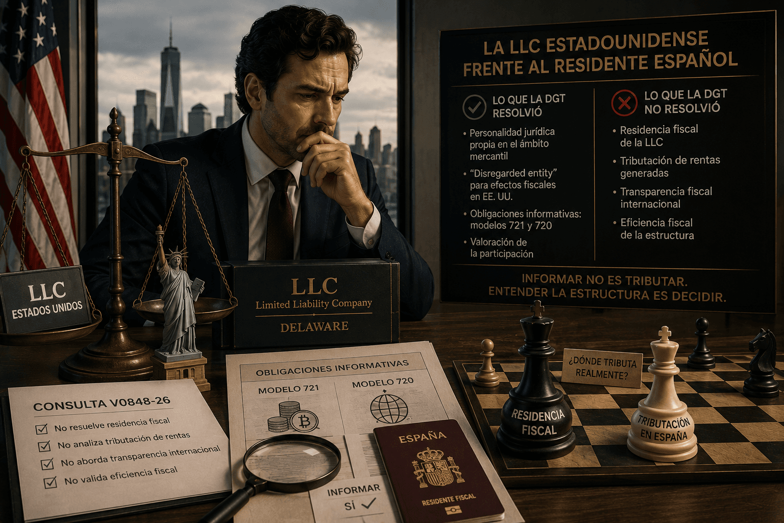 La LLC estadounidense frente al residente español