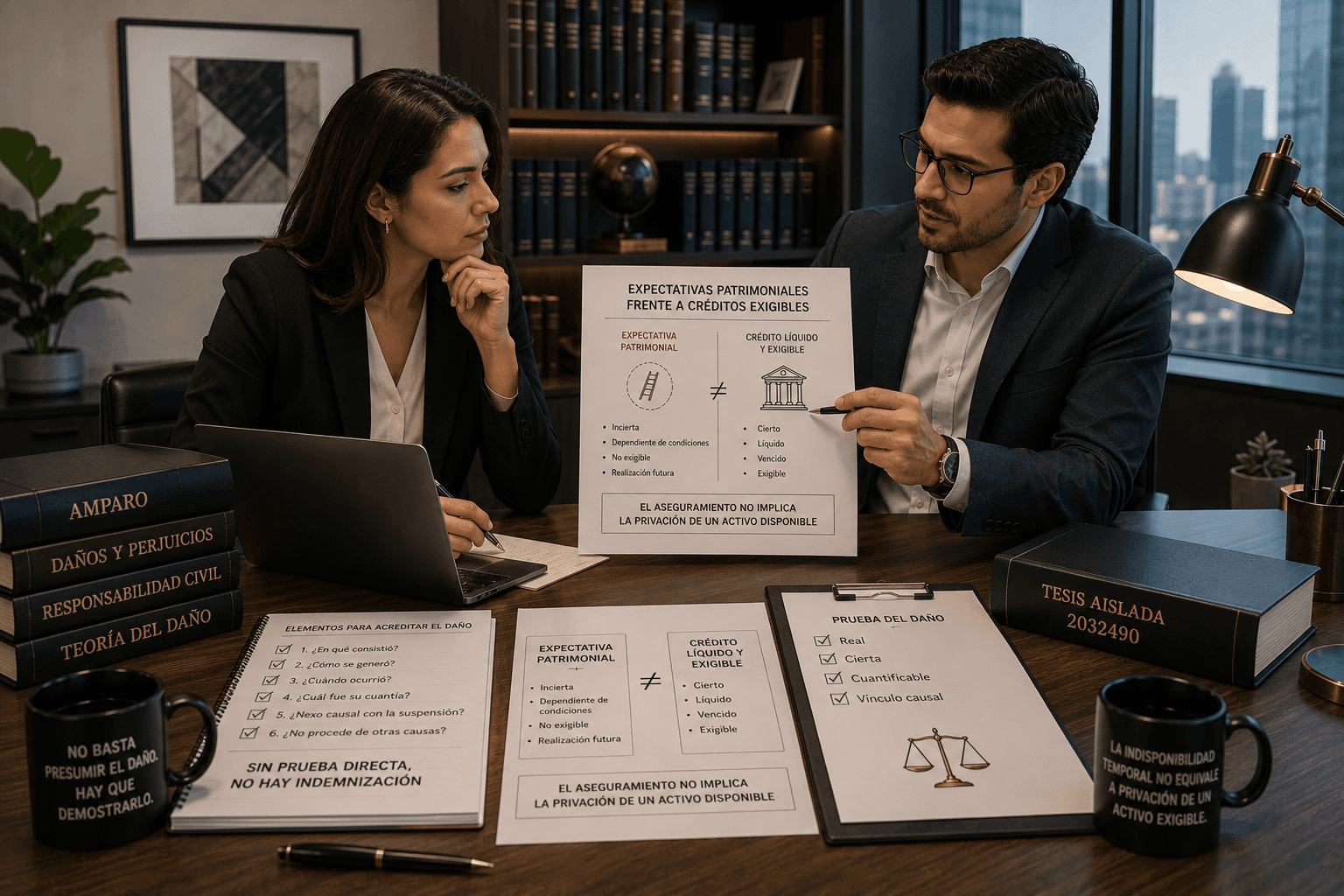 Expectativas patrimoniales frente a créditos exigibles