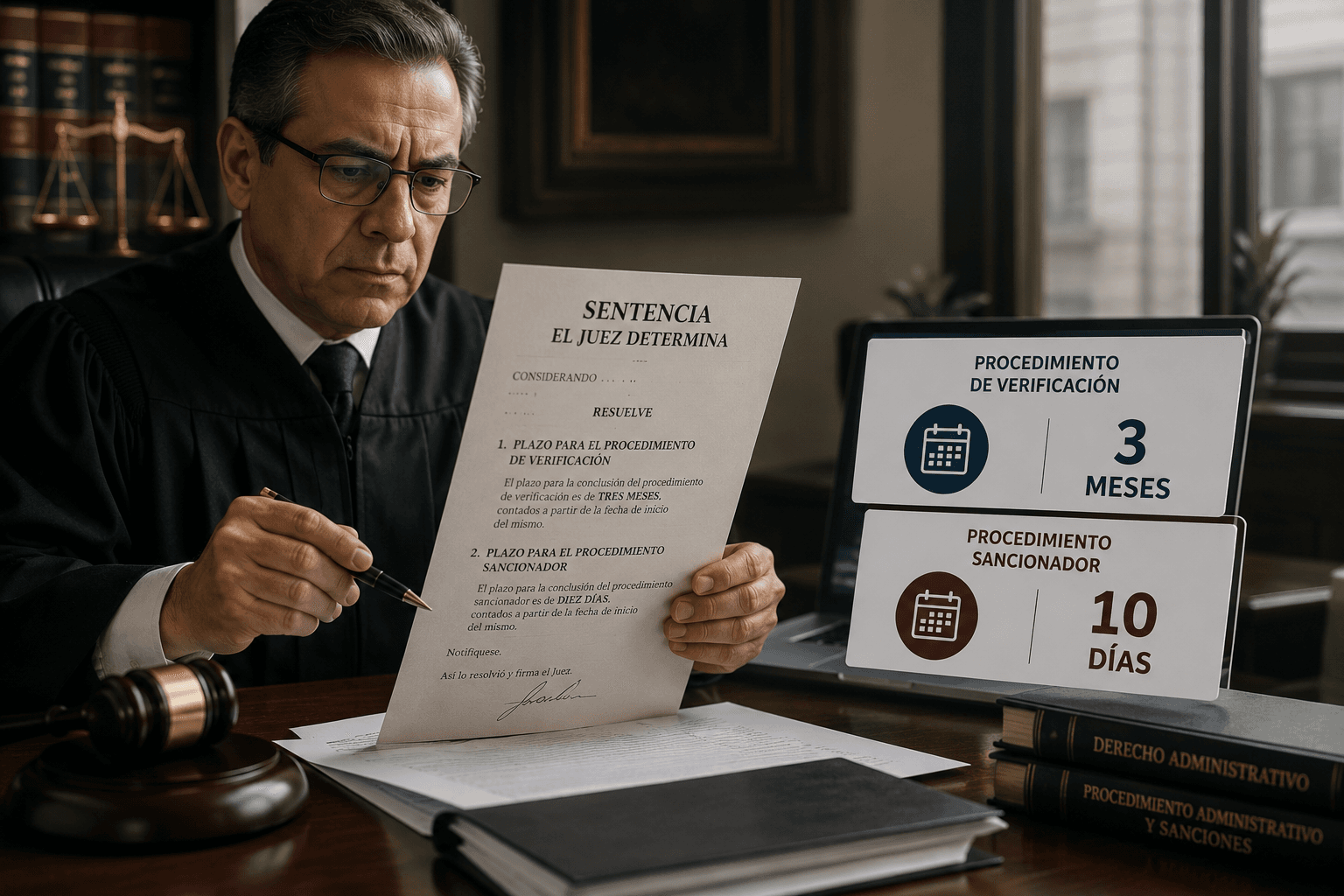 La verificación y sanción son procedimientos autónomos, cada uno tiene su plazo