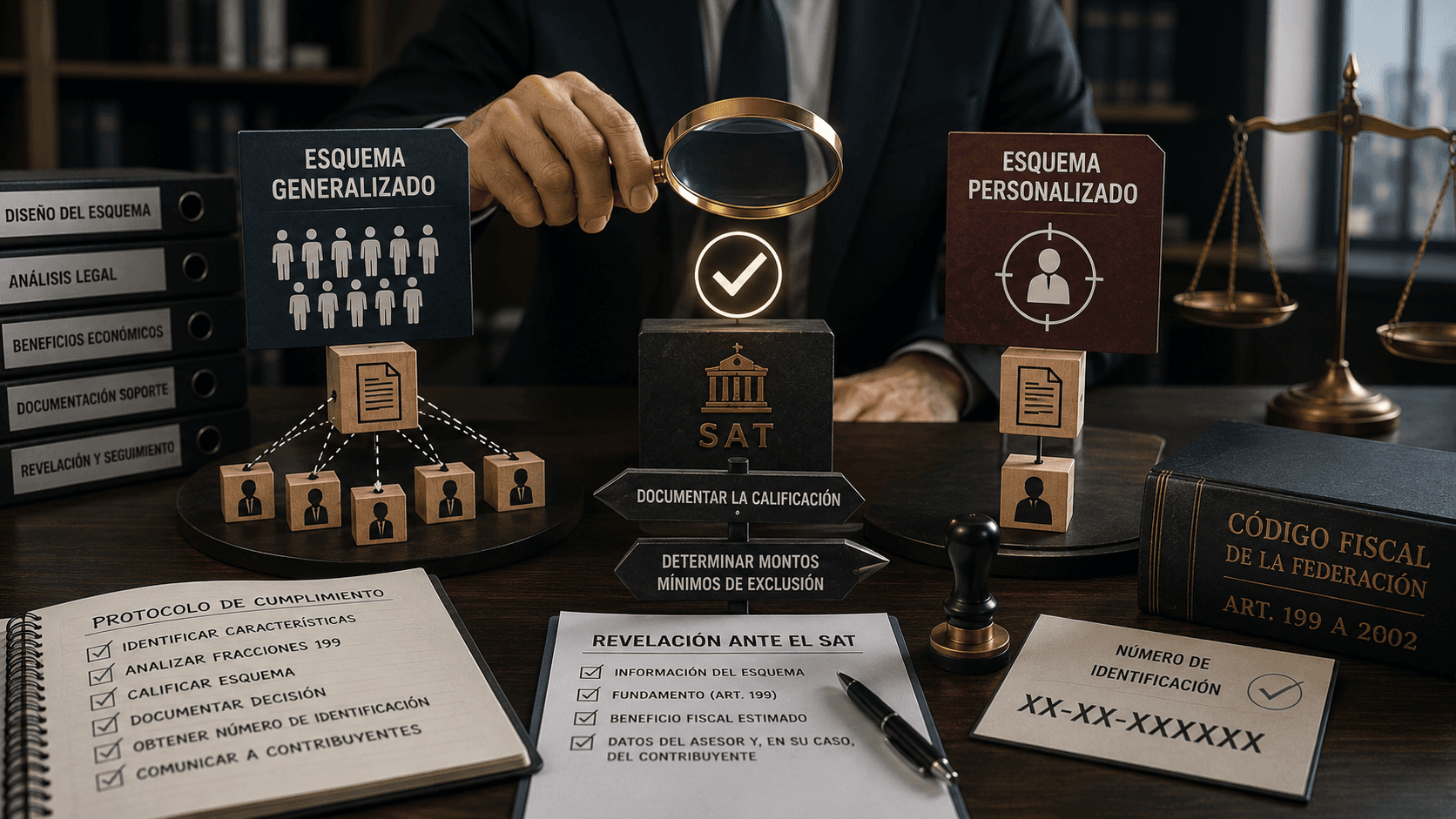 Cómo se solicita y se distingue un Esquema Reportable