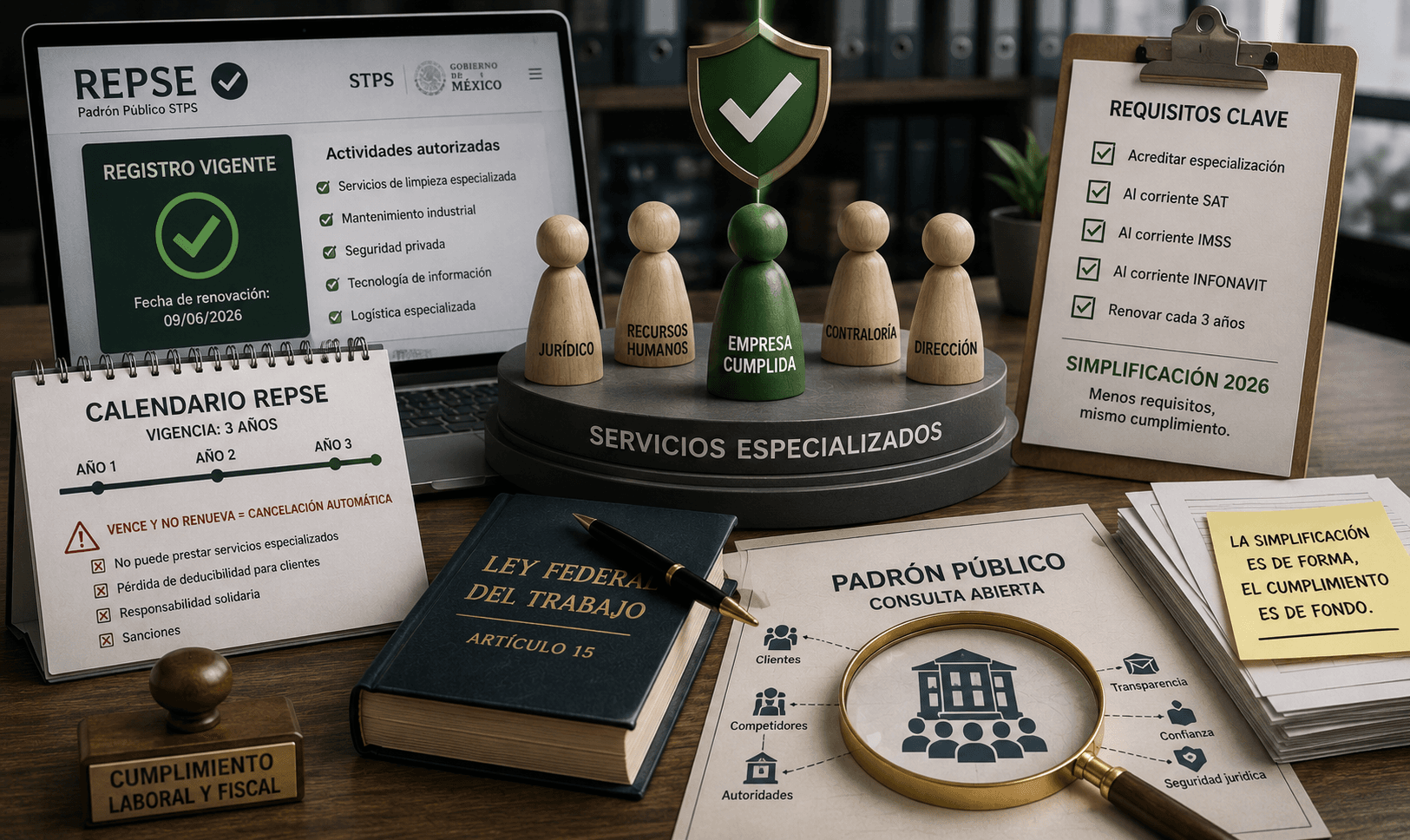 El Nuevo rostro del REPSE: menos trámite, la misma exigencia
