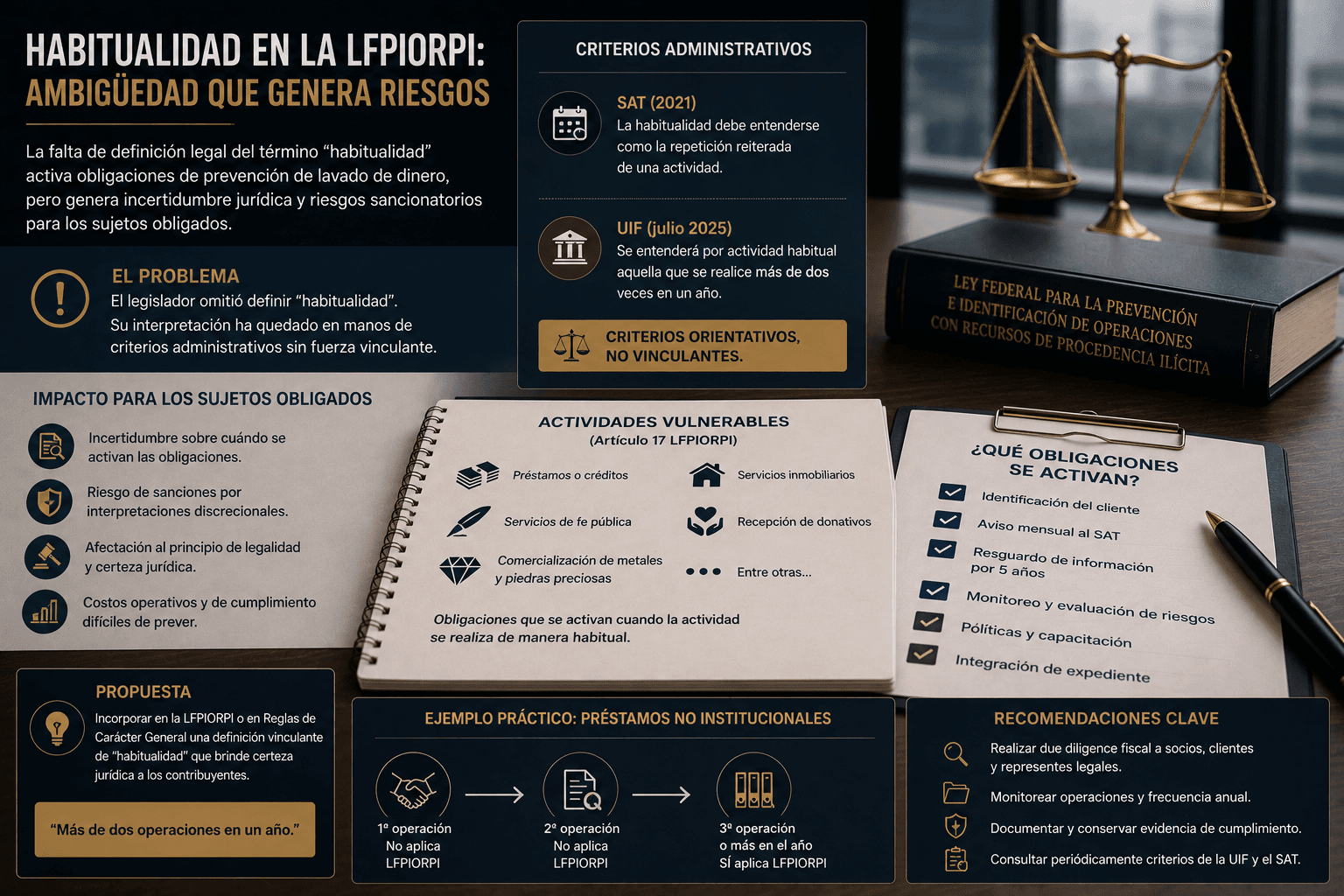 La ambigüedad del concepto de habitualidad en la LFPIORPI