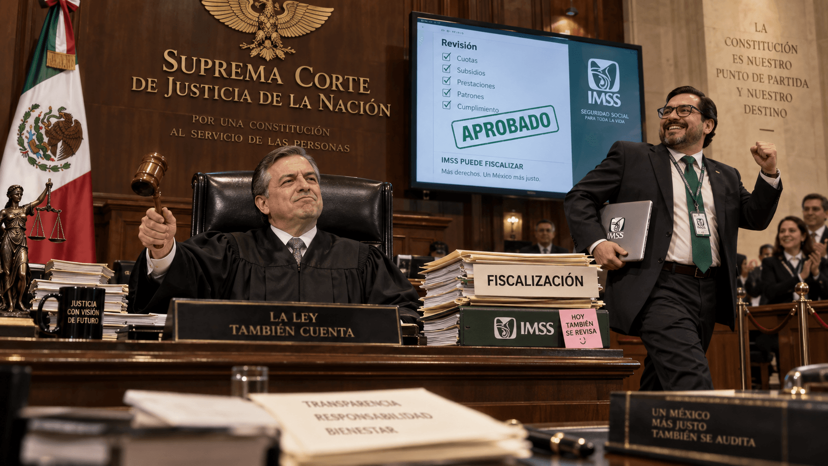 La Corte valida la fiscalización de escritorio del IMSS