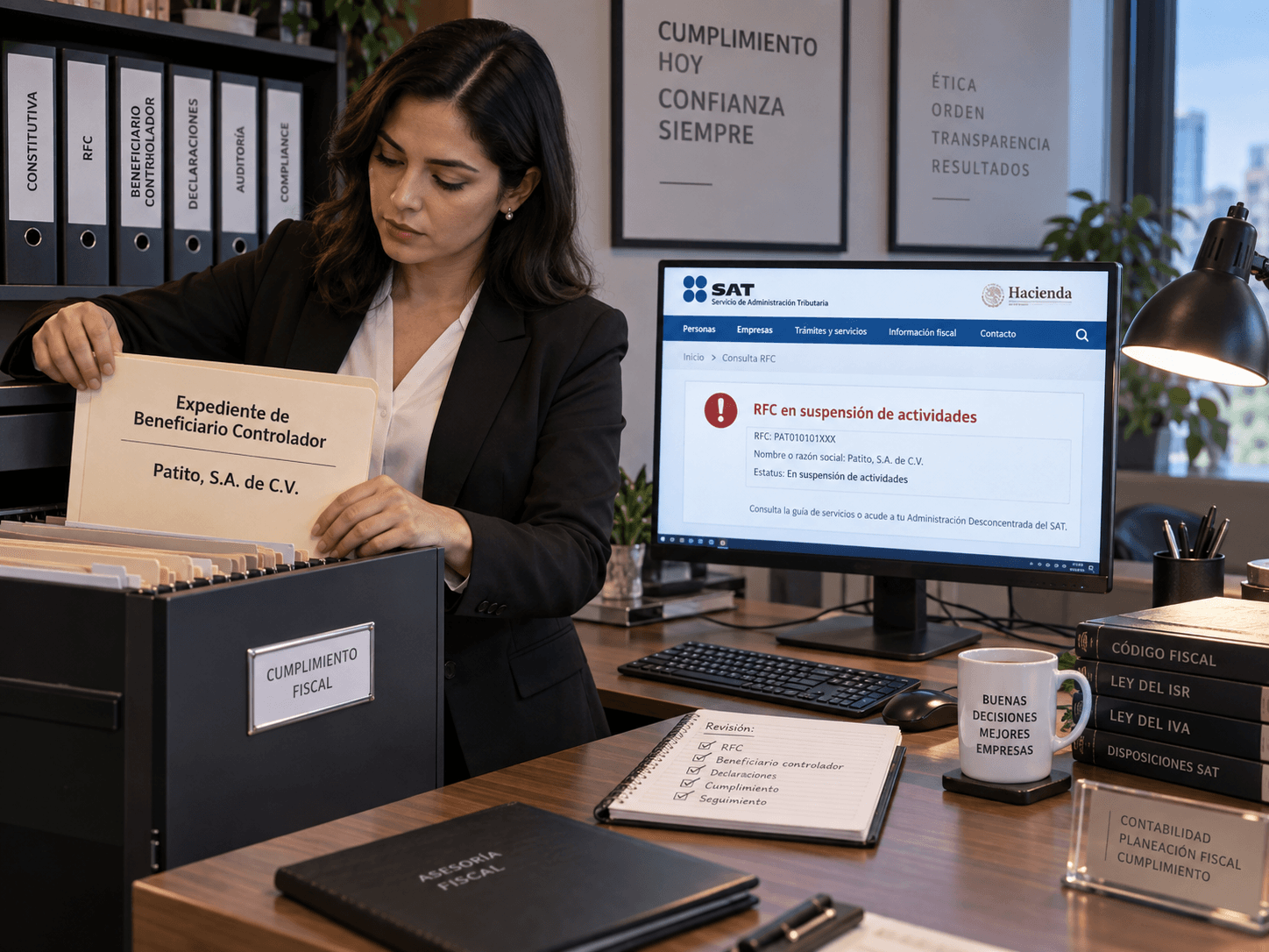 El beneficiario controlador ante la suspensión de actividades